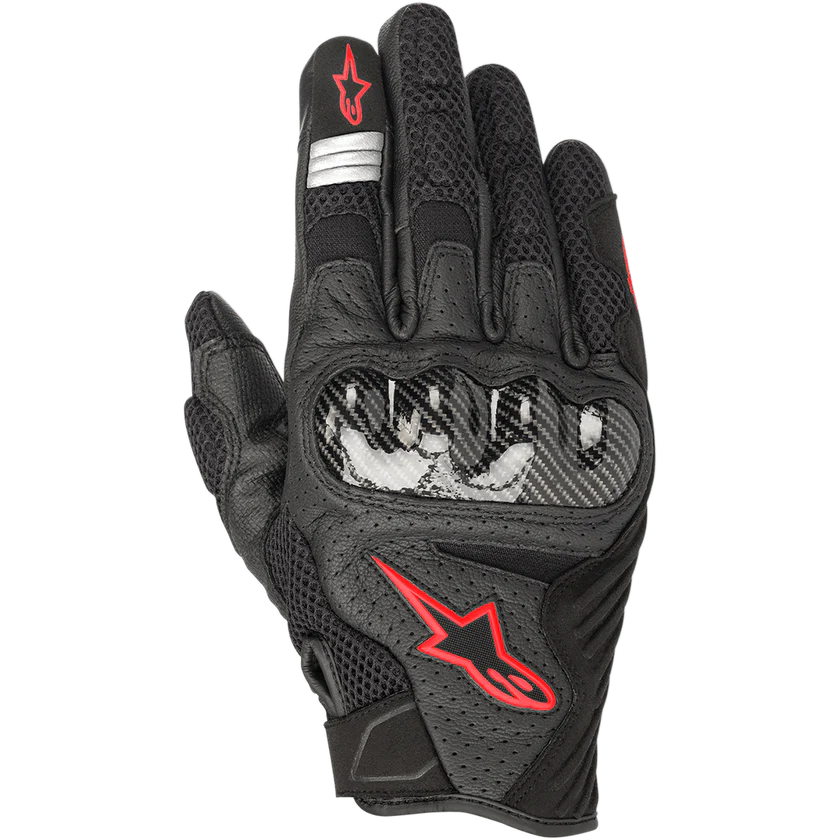 Guanti Estivi Alpinestars Smx-1 Air V2 Black Red Fluo