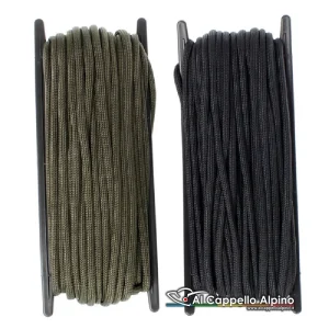 Paracord SBB Corda Par&agrave; 550 tipo III 4 mm, 7 fili, matassa da 15 mt