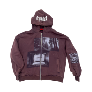 Punker zip hoodie Acupuncture