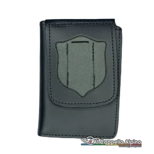Portatesserino portafoglio Vega Holster Polizia di Stato (Senza Placca), cuoio