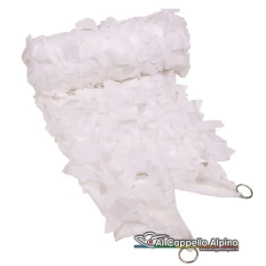 Rete foliata mascheramento MFH 3×2 m Bianca, poliestere, con borsa