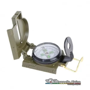 Bussola SBB Meridian OD Verde Oliva, lega d'Alluminio, mod Nato, 5,5x5x2 cm