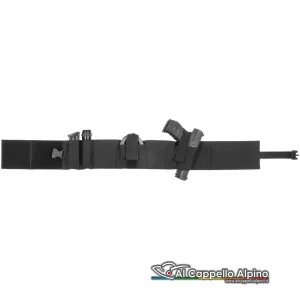 Fascia elastica Vega Holster 2ET21 compatta con fondina, doppio portacaricatore e tasca generica