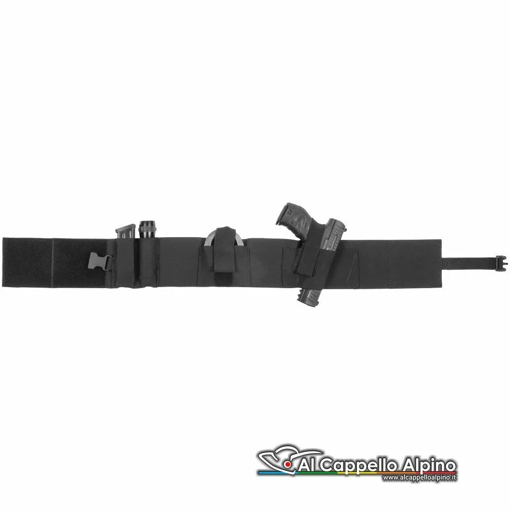 Fascia elastica Vega Holster 2ET21 compatta con fondina, doppio portacaricatore e tasca generica