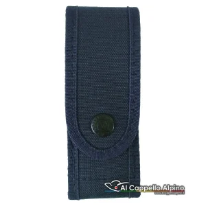 Porta caricatore Vega Holster bifilare arma corta Blu, cordura, passante a velcro, 12,5×5 cm
