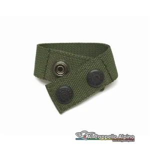 Distanziale Vega Holster OD Verde Oliva, cordura, doppio bottone, 2,5×7 cm