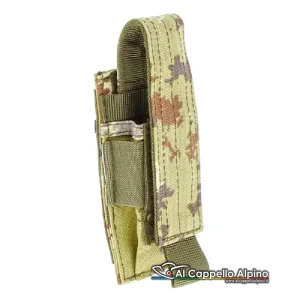 Porta caricatore MOLLE SBB per Pistola Singolo MA32 Vegetato, 1000 d, 12,5x5x5 cm