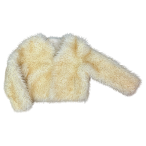 Creamy double face faux fur
