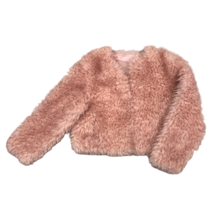 Pink blush double face faux fur