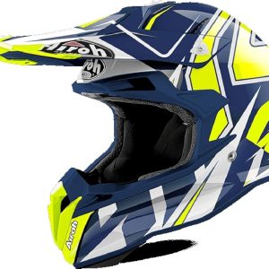Casco Cross Airoh Terminator Open Vision Shock Blue