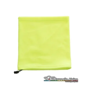 Scaldacollo JRC Everest Yellow Fluo, pile, 260 gr, con elastico, 24×25 cm