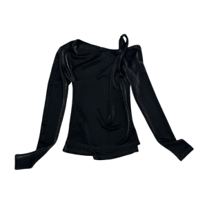 shiny long sleeve t-shirt