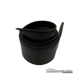 Cinturino sostitutivo Marocchino interno da cappello alpino, similpelle 65 cm Nero