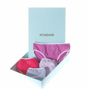 Confezione risparmio di 3 slip colorati per bambina