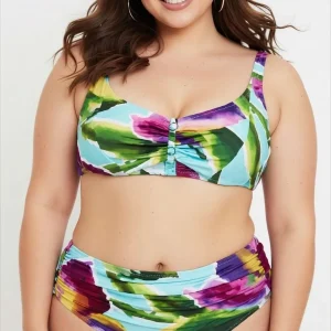 Bikini con Ferretto e Slip a Vita Alta Modellante Charmline
