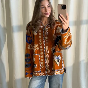 Velvet brown jacket