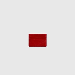 <b>DEL CORE</b> Portacarte in pelle colore ROSSO