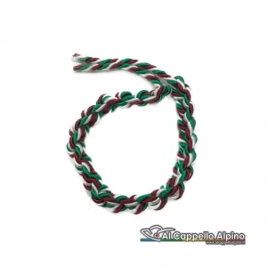 Cordoncino Tricolore per Cappello Alpino
