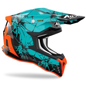 Casco Cross Airoh Strycker Crack Gloss