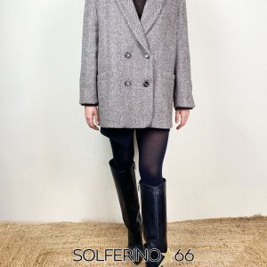 HAVEONE GIACCA OVER SPINATO/PAILLETTES