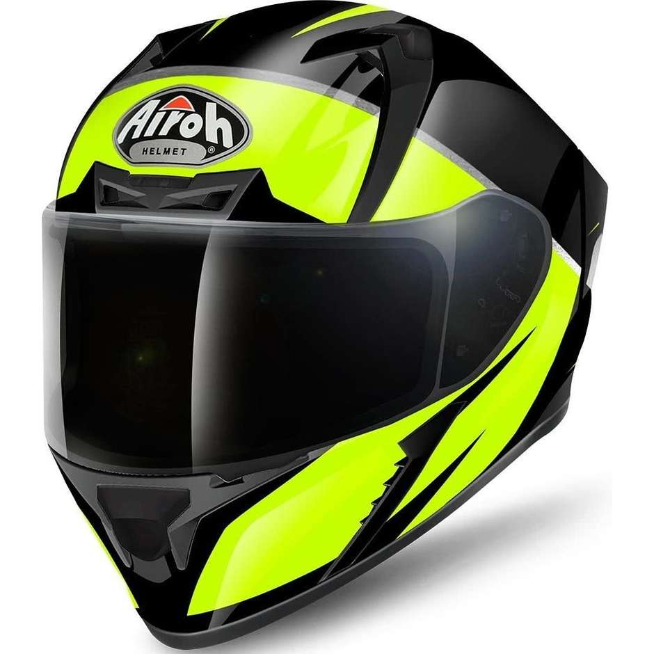 Casco Airoh Valor Eclipse Yellow Gloss