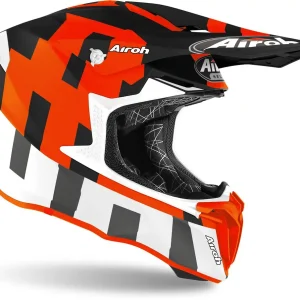 Casco Cross Airoh Twist 2.0 Frame Orange Matt