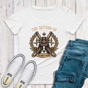 T-shirt stampata Crown