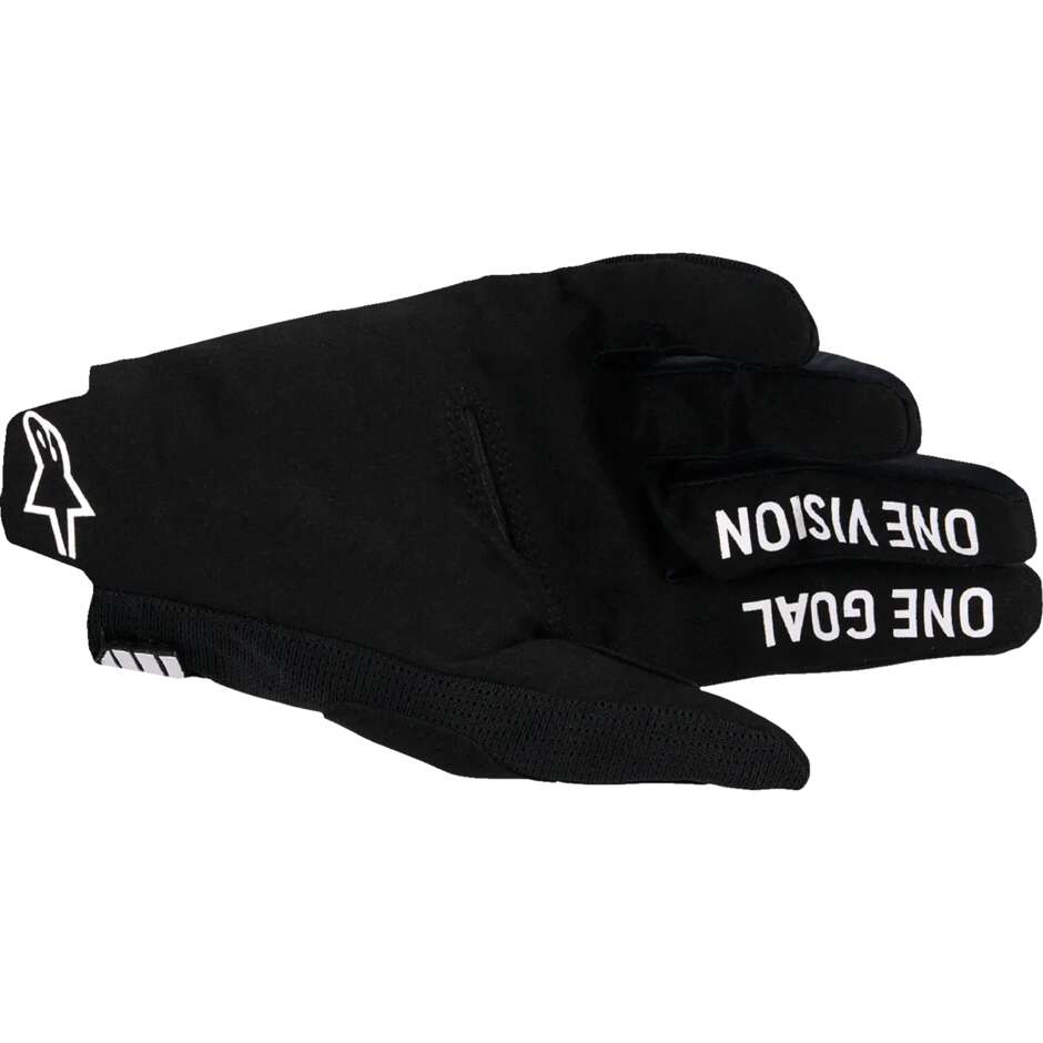 Guanti Motocross Alpinestars Radar Pro Black White - immagine 3