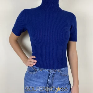 KONTATTO DOLCEVITA COSTE MANICA CORTA BLU