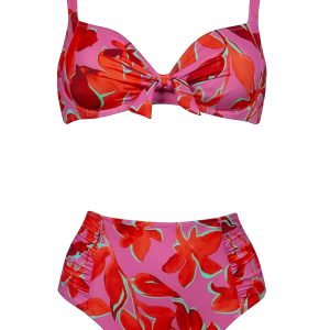 Bikini Contenitivo Donna Fantasia Rosa – Lidea