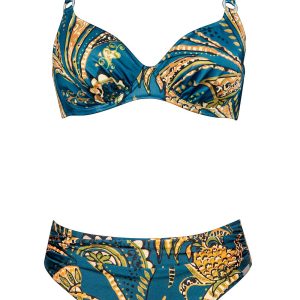 Bikini in fantasia con slip alto Charmline