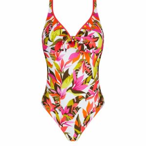 Costume Intero Senza Ferretto Fantasia Foliage – Antigel