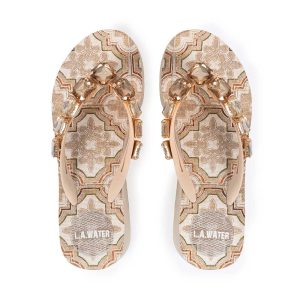 Infradito gioiello beige L.A Water