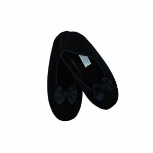 Pantofole Donna Nero con fiocco – Jaimies Paris