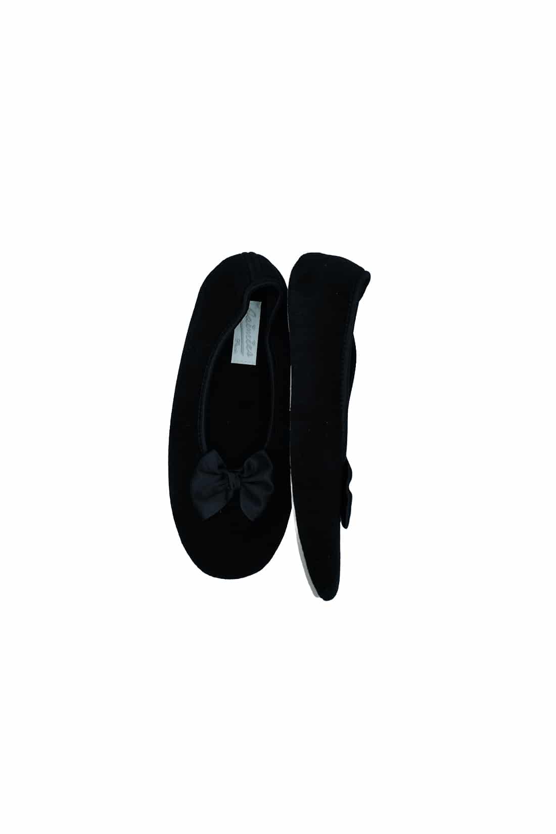 Pantofole Donna Nero con fiocco – Jaimies Paris - immagine 4
