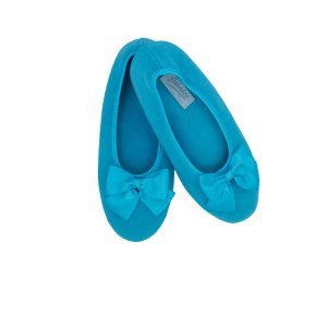 Pantofole Donna Turchese con fiocco – Jaimies Paris