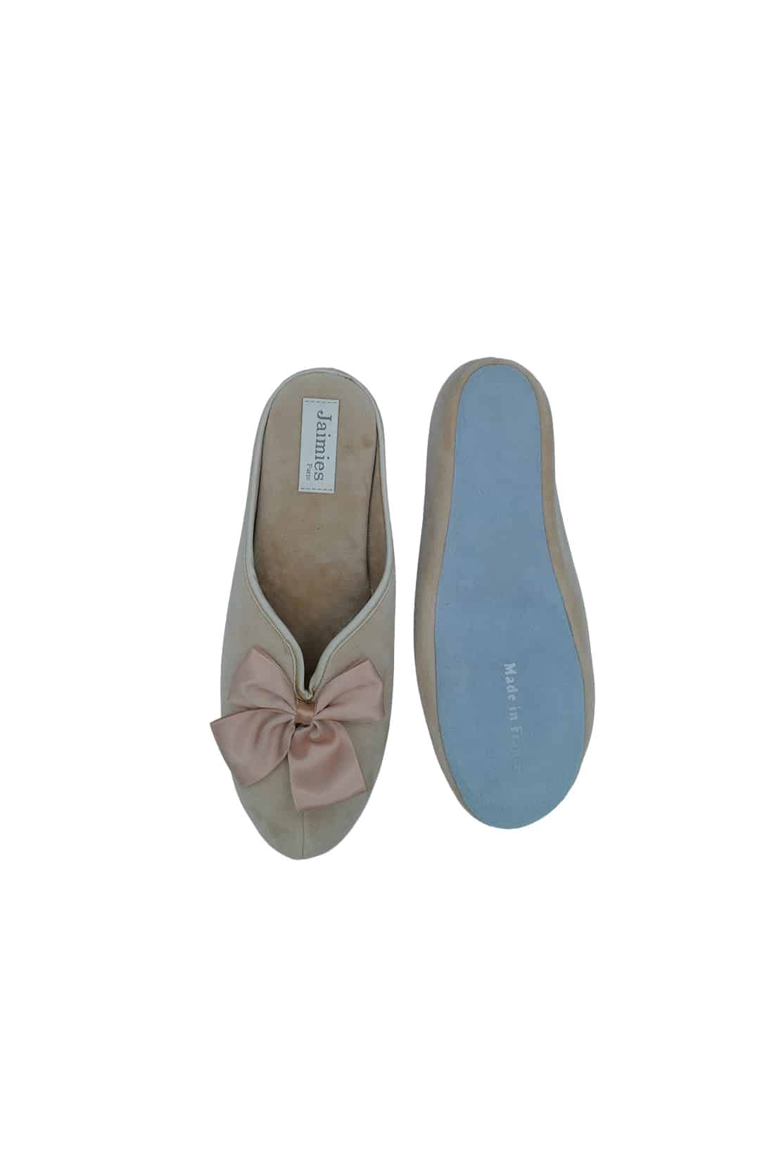 Pantofole Beige con fiocco – Nathalia Jaimies Paris - immagine 5