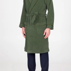 Vestaglia lunga verde da uomo Luxor Julipet