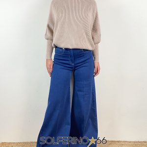 HAVEONE JEANS A PALAZZO BLUE
