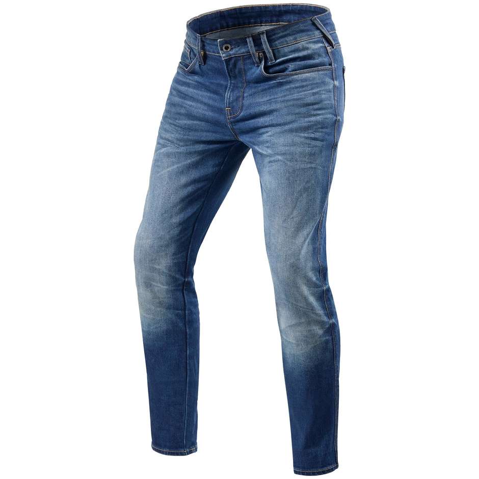 Jeans Moto da Uomo Rev'it Carlin Denim Medium Blue
