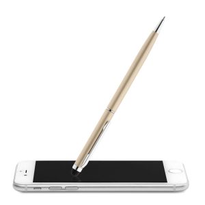 Penna a sfera in alluminio touch screen.