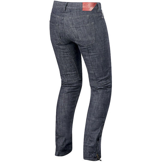 Pantalon moto da Donna Alpinestars Denim Riley Raw Indigo - immagine 3