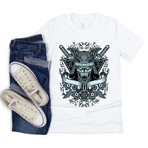 T-shirt stampata Samurai