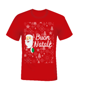 T-shirt christmas Buon Natale