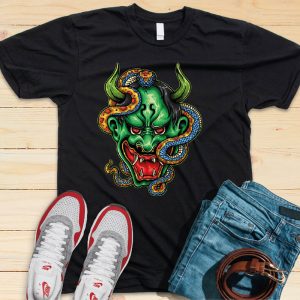 T-shirt stampata Master of The Snake