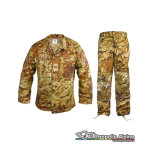 Uniforme Mimetica CBT SBB mod 2019 Soldato Futuro Vegetata, 100% Cotone anti IR, rinforzi poliestere