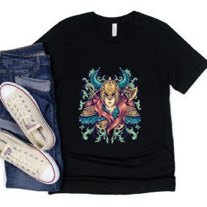 T-shirt stampata Warrior Goddess