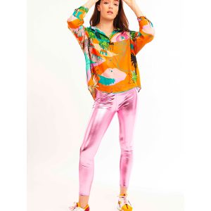 WILD LEGGINS FLASHDANCE ROSE